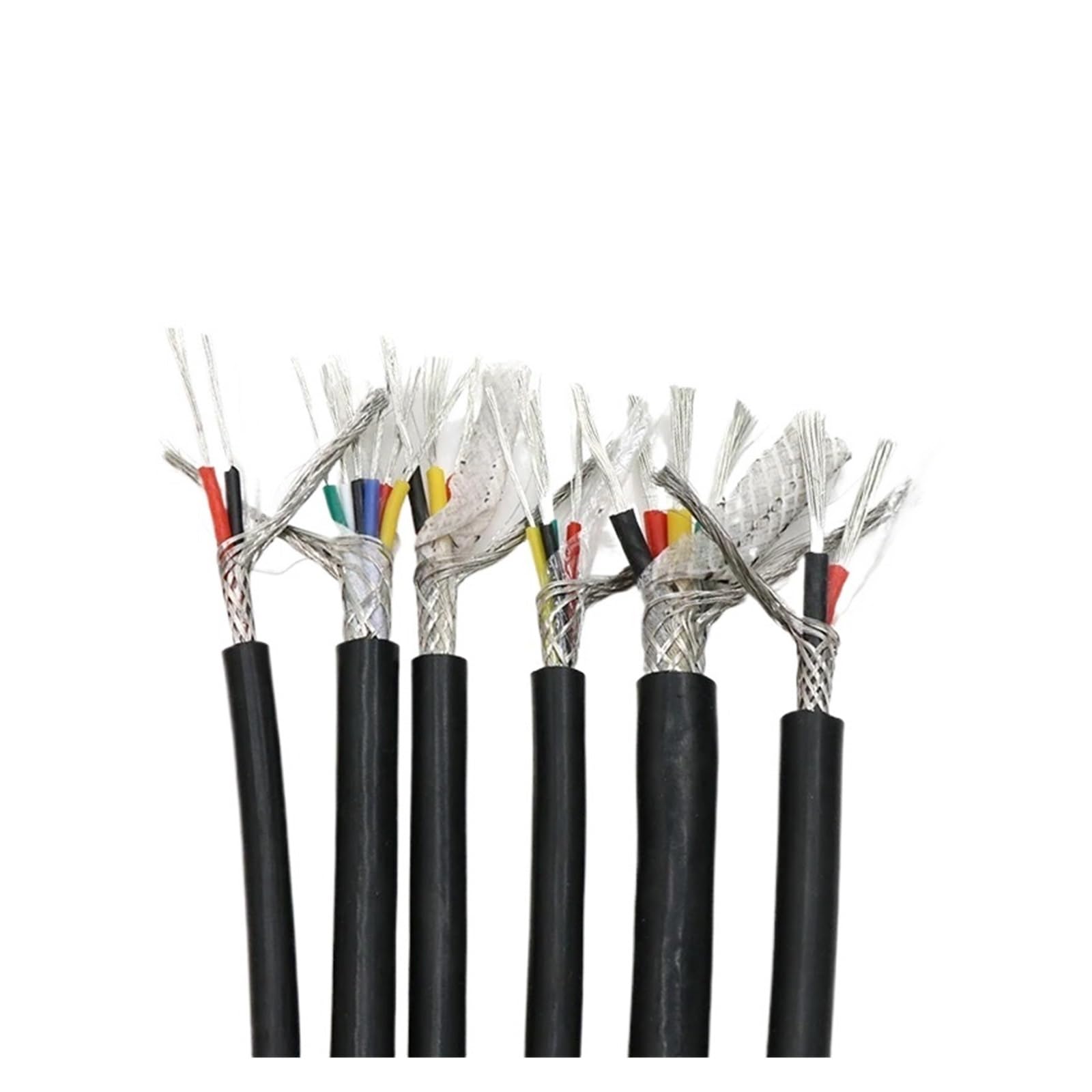 1/3/5/10 m Wielordzeniowy drut ekranowany z gumy silikonowej 0,3-2,5 mm² 2 3 4 6 rdzeni Elastyczny elektryczny kabel miedziany wysokotemperaturowy(Square 1.0mm,10 Meters,3 Cores)