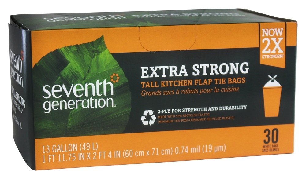 Seventh GenerationTall Kitchen Trash Bags 13 gal, 30 count