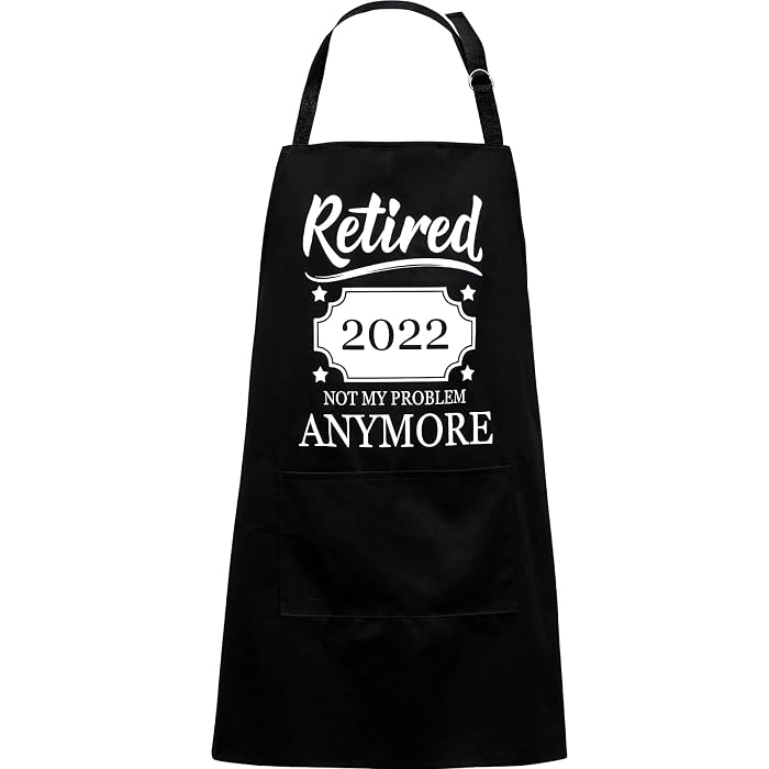 30th 40th 50th 60th 70th Birthday Apron Gift For Men & Women - Kitchen Chef Apron With Pockets - View #2
