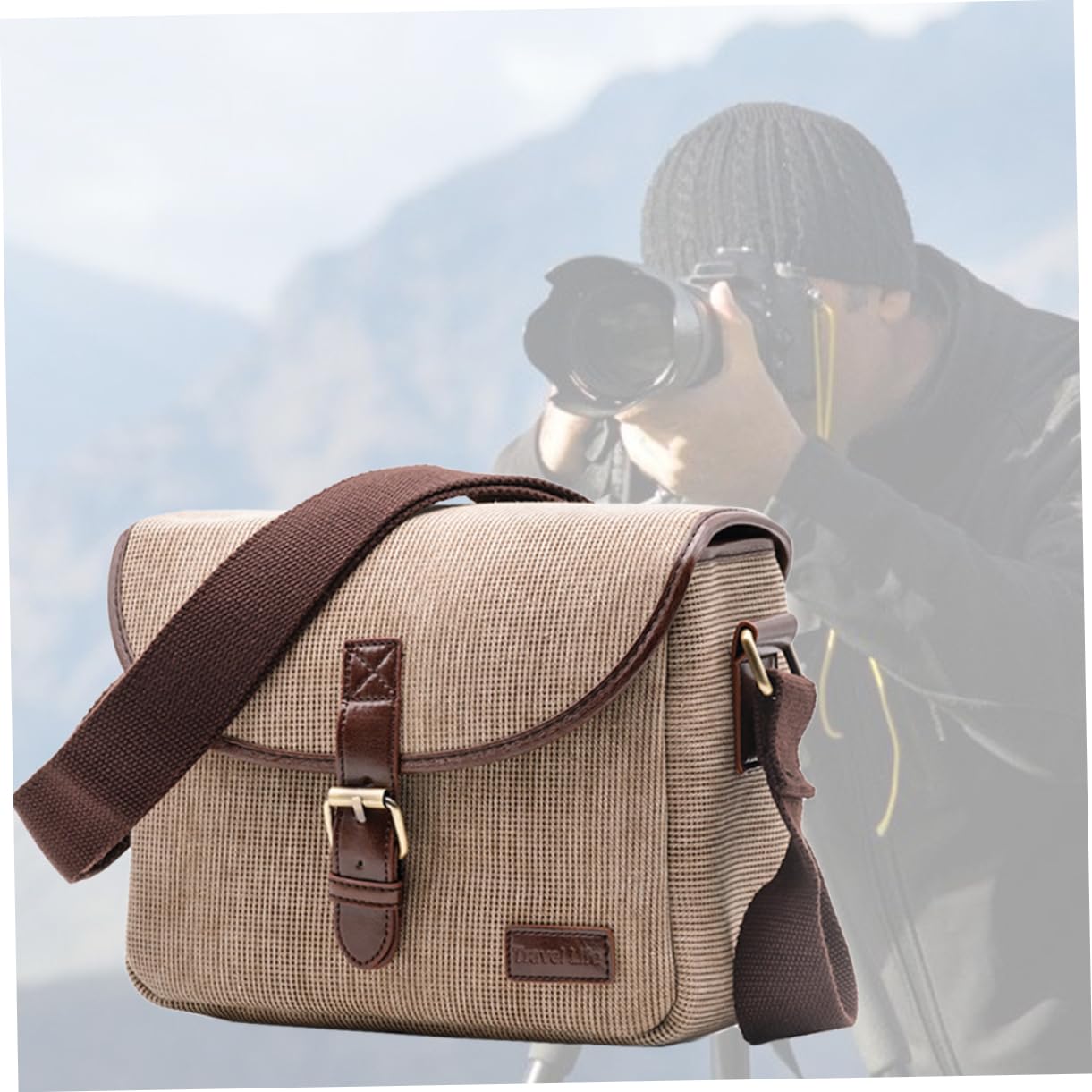 Veemoon Borsa Per Fotocamera Digitale Leggera e Tela Oxford Design Antiurto Organizzatore Per e Multi-scomparto Per Accessori