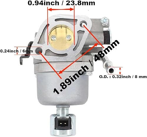 Miniatura 3 de Carburador AM135089 compatible con John Deere 107H 125 L111 L118 L120 LA120 LA130 S2046 X140 (para algunos modelos) S/N por debajo de 023204 699807