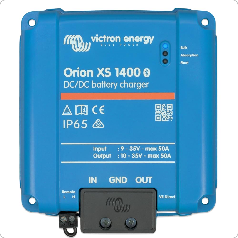 Victron Energy Orion XS 1400, 12/24-Volt 50 Amp DC-DC Battery Charger