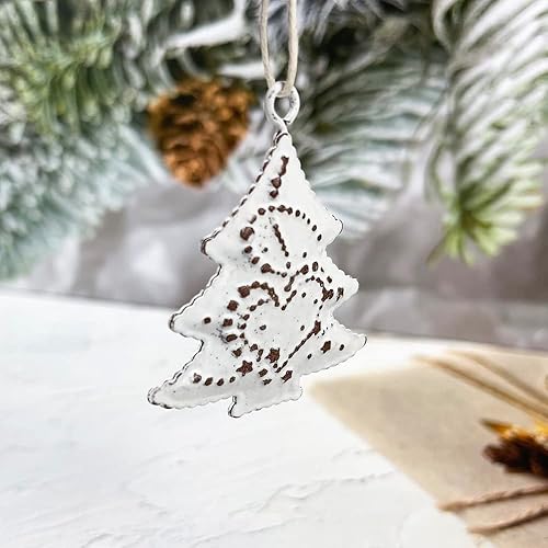 Miniatura 5 de 9 piezas de estrella de metal, árbol de metal, corazón de metal, estrella de granero para decoración del hogar, decoración de pared colgante para