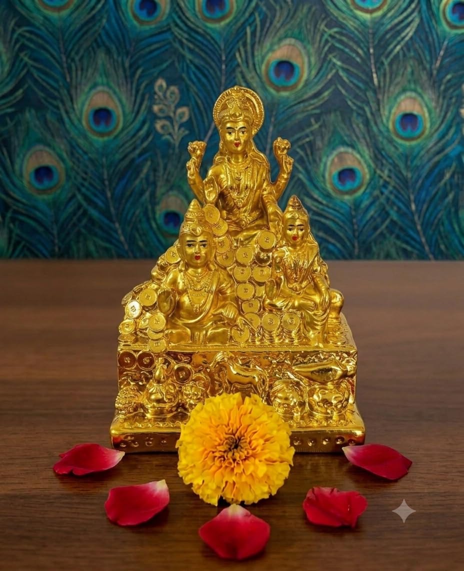 Lakshmi & Kuber Statue - Wealth & Prosperity Gift -1