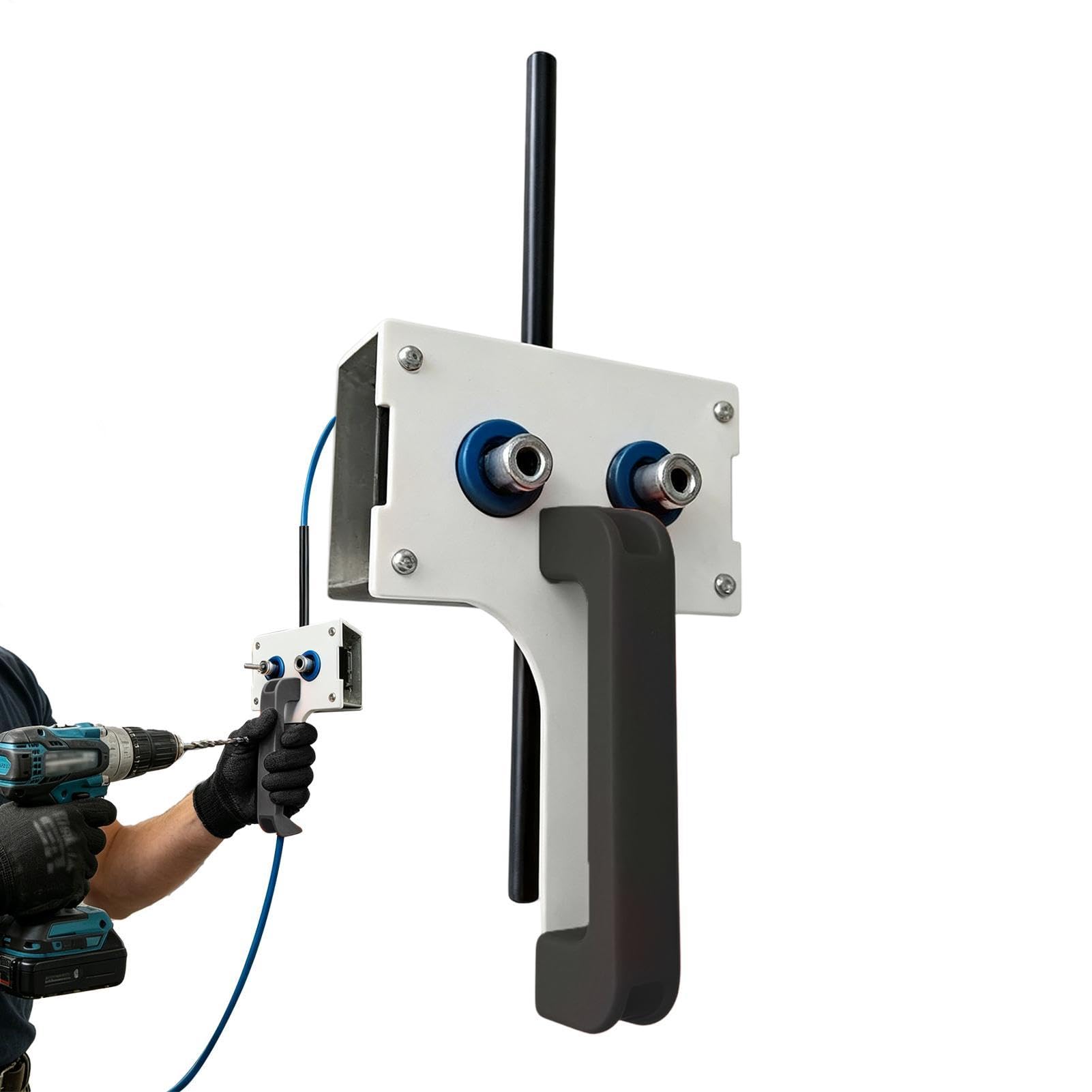 Herramienta Pasacables - Herramienta Guía Accionada Por Taladro Electricista | Pasacables Para Conductos Estrechos | Para Proyectos De Cableado Industrial E Hidroeléctrico Tuberías Metálicas