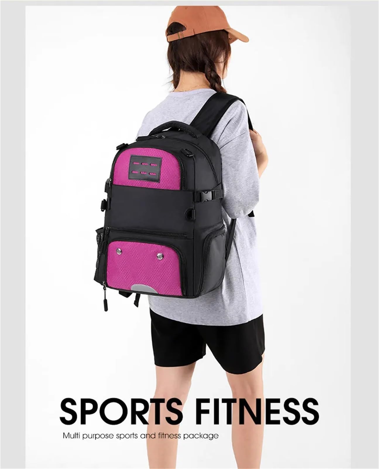 Sacca Scarpe Palestra Zaino Sportivo Borsa da Calcio Zaino da Basket for Scuola for Ragazzi con Scomparto for Scarpe Borsa for Pallone da Calcio Zaino Grande for Scarpe Sacca per Scarpe