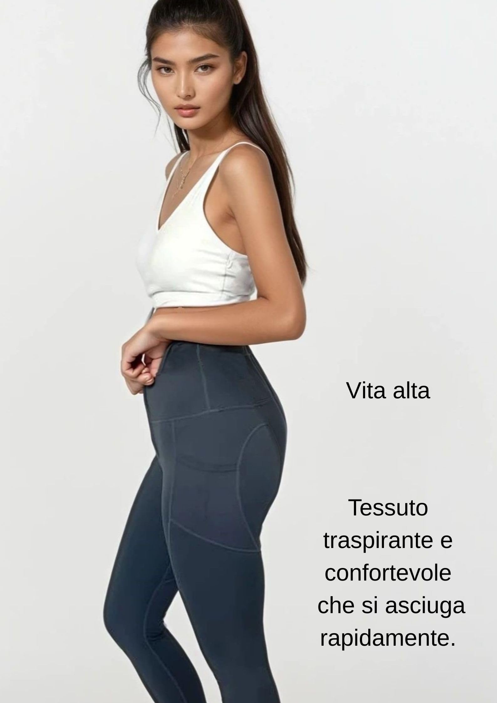Ensemble Sport Femme Fitness - Tenue de Sport Brassiere sans Armature et Leggins Anti Cellulite Push Up, Sportswear Combinaison Pilates Running Yoga Zumba