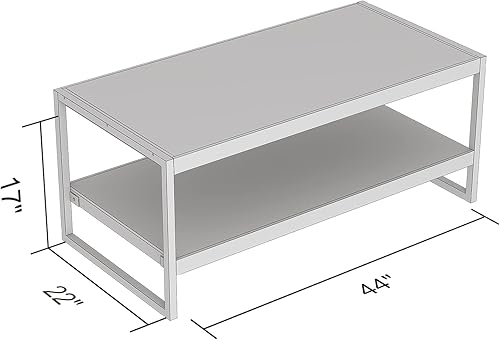 Miniatura 3 de Mesa auxiliar, mesa auxiliar para decoración de sala de estar, mesa central de sofá, mesa de café otomana que combina con cualquier decoración del