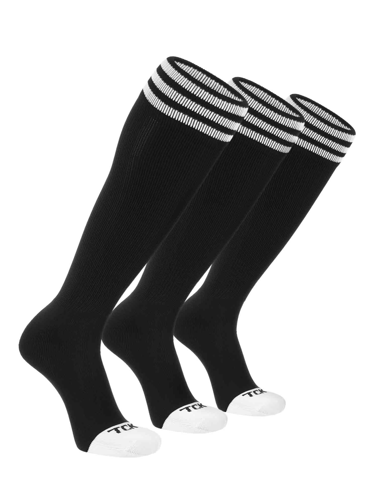 TCK Striped Athletic Tube Socks - Youth &amp; Adult Team Sports