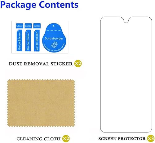 Miniatura 2 de Paquete de 3 protectores de pantalla compatibles con Motorola MOTO G Play (2023), antirreflejos y antihuellas dactilares (mate) [no de vidrio]