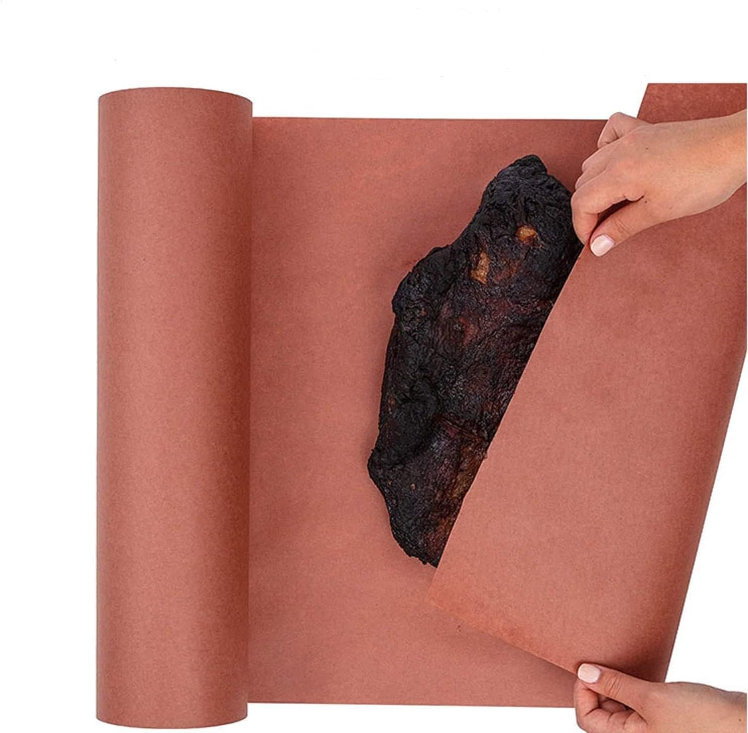 Pink Butcher Paper for Smoking Meat Food Grade Butcher Paper Roll Unwaxed Unbleached Peach