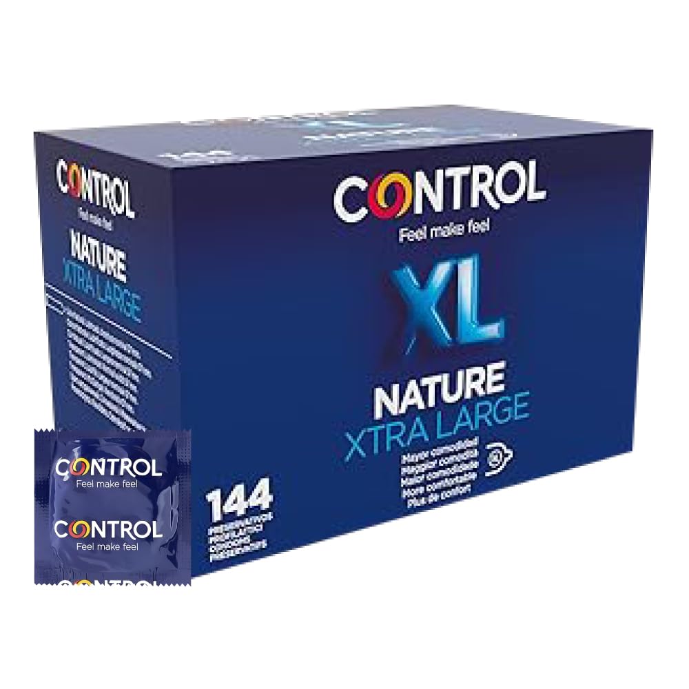 Control Nature XL Kondome Extra Groß aus Naturlatex – 144 Stück