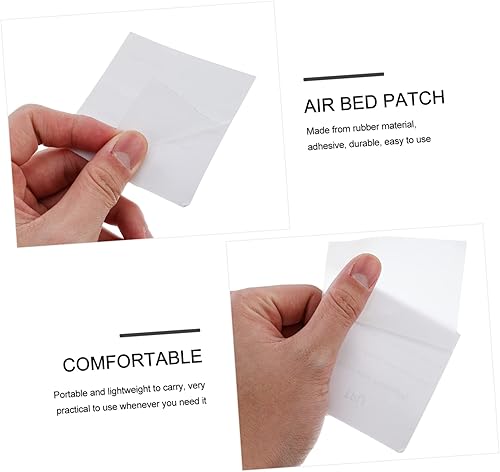 Miniatura 4 de Kit de reparación de 20 hojas de película de reparación de colchón de aire, kit de reparación de tienda de campaña, kit de parche de cama de aire