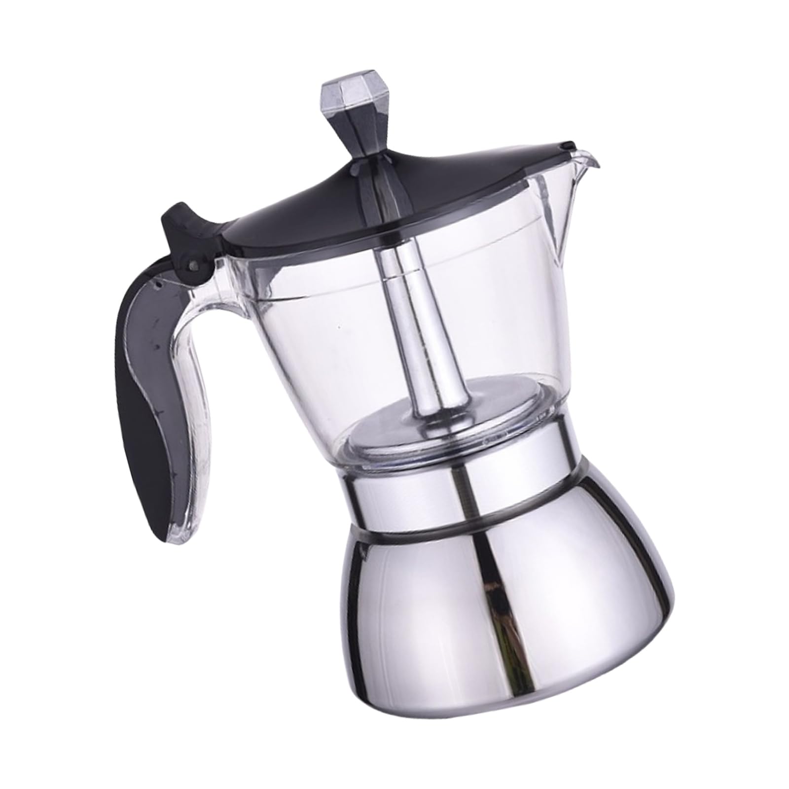Elegant Clear Lid Coffee Pots Crafted From Sturdy Stainless Steel Produced For Coffee Lover And Home Baristas