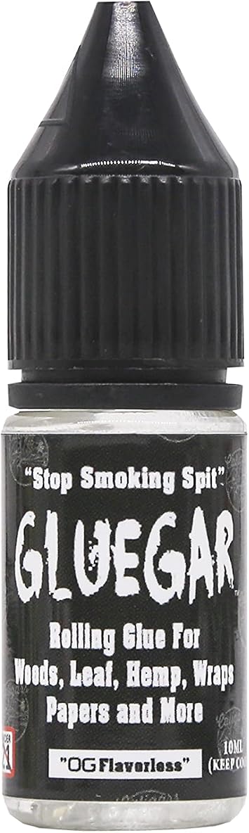 Caligars GlueGar Natural Rolling Glue for Woods, Papers, and Cigar Wraps - Flavored Adhesive Cigar Glue and Sealer, Easy to Use Plant Based Glue Sticks- 10 ML Squeeze Bottle 8 Pack Warped Watermelon