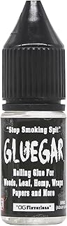 Caligars GlueGar Natural Rolling Glue for Woods, Papers, and Cigar Wraps - Flavored Adhesive Cigar Glue and Sealer, Easy to Use Plant Based Glue Sticks- 10 ML Squeeze Bottle (8 Pack Warped Watermelon)