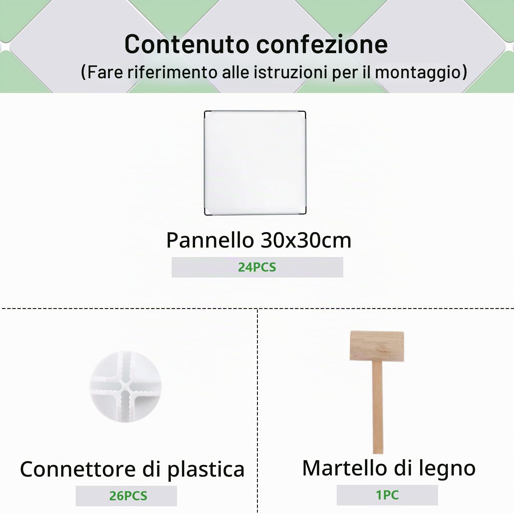 C&AHOME Organizzatore di contenitori a cubo, scaffali a 6 cubi, armadio, scaffale modulare in plastica fai-da-te, ideale per camera da letto, soggiorno, ufficio, 36,6 "L x 12,4" L x 36,6 "H Latteo