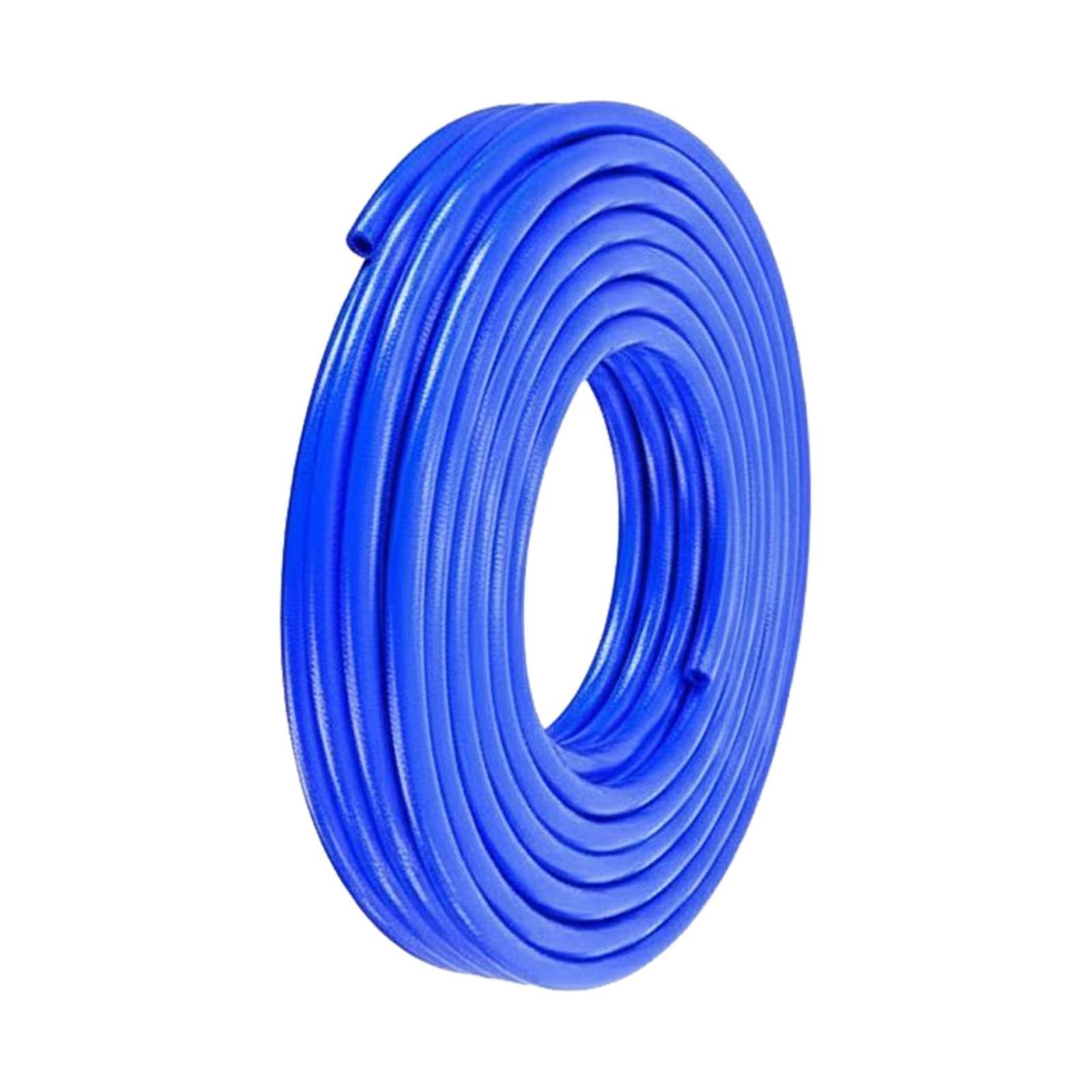 Amagogo Tuyau de Pompe à Air Polyuréthane Renforcé Pneumatique Anti Usure Huile Flexible Haute Pression Convient Compresseur, Bleu, 15 Mètres, 10mm X 6.5mm