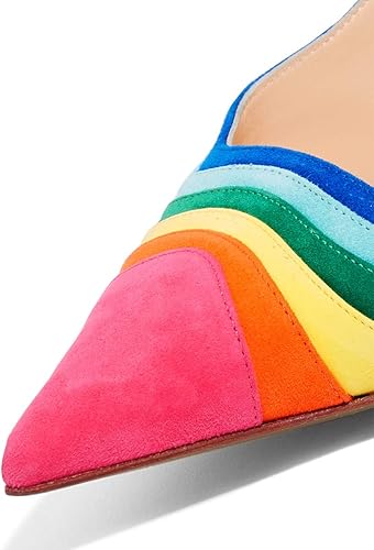 Miniatura 4 de YDN Sandalias de tacón en espiral metálico de moda para mujer, sandalias con punta elástica y puntiaguda, zapatos de fiesta diaria 4-15 de EE. UU