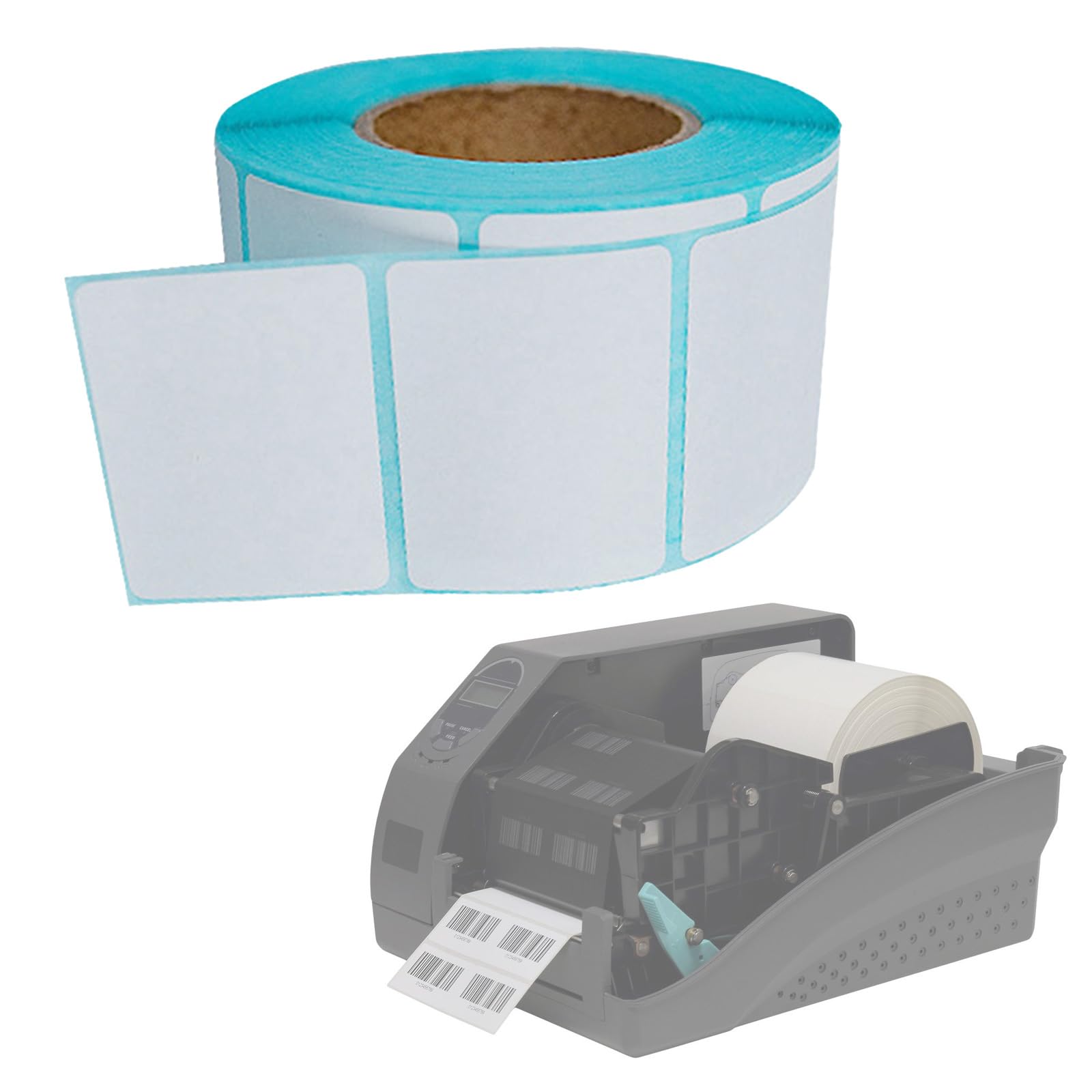 Etichetta termica da 800 Etichetta adesiva bianca resistente all ' olio e all ' acqua Etichetta per alimenti resistente graffi Carta termica bianca per indirizzi Resistente all ' acqua e all ' olio