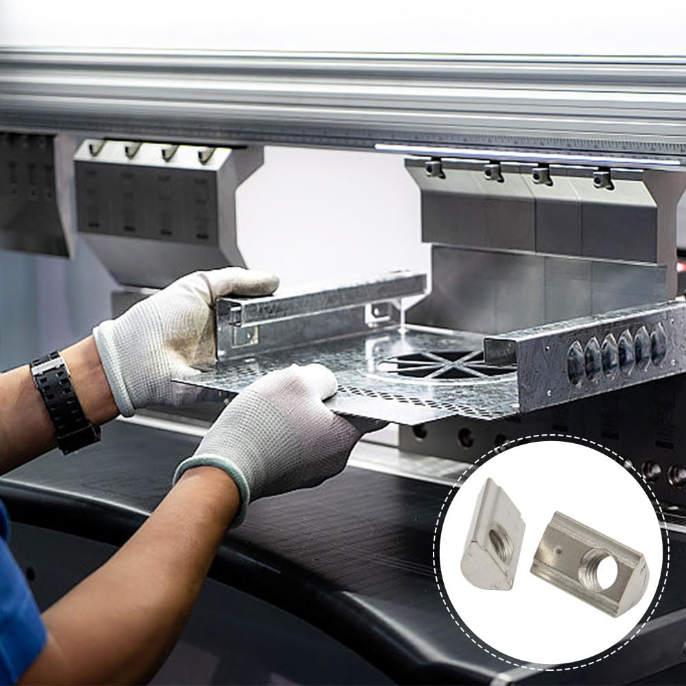 Dadi Scanalati A T M8 - 30 Pezzi Con Sfera Scorrevoli Per Profili In Alluminio - Foto 8