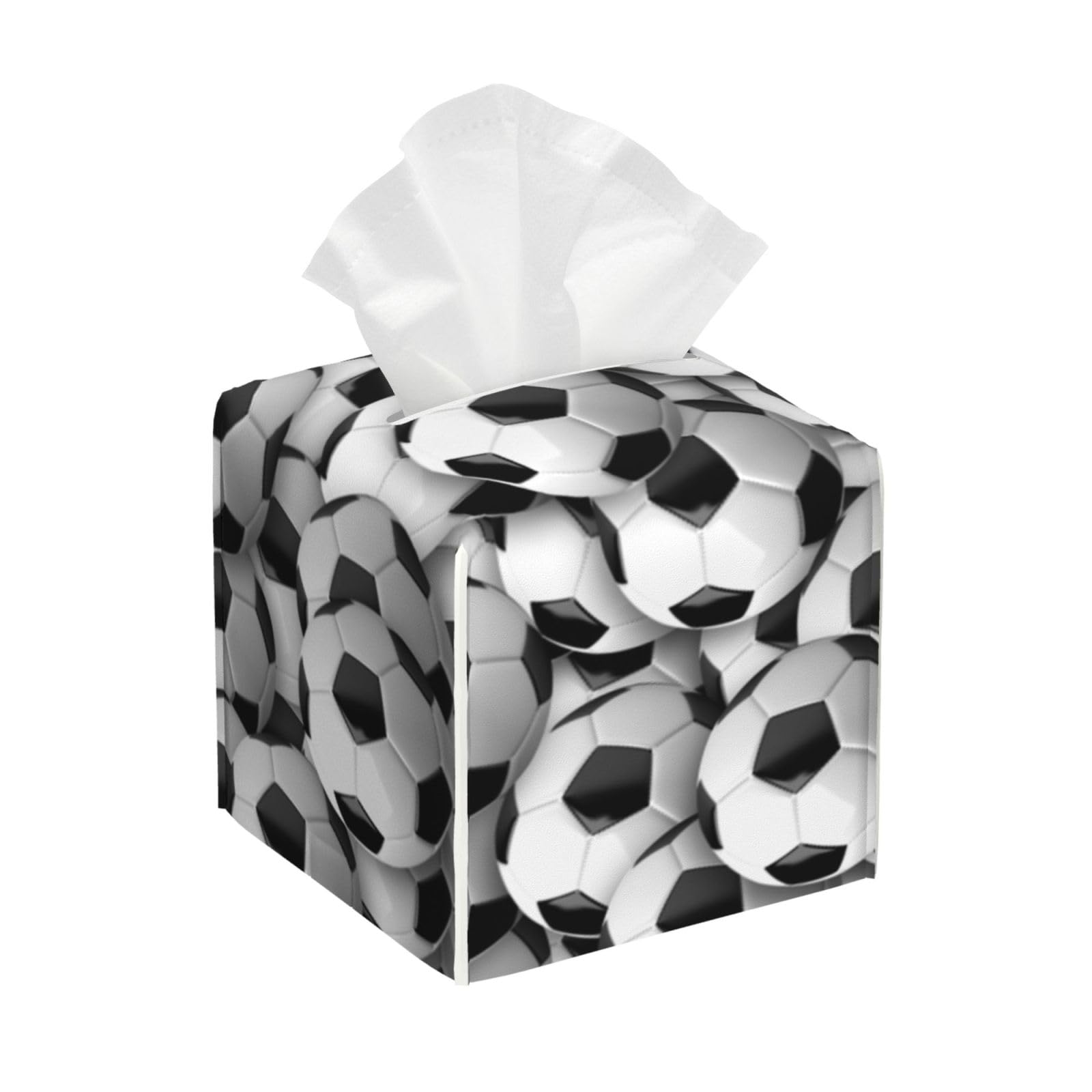 Yxdvpalne As Picture Soccer Ball Football, Tissue Box Holder Tissue Box Cover Tissue Holder Tissue Dispenser