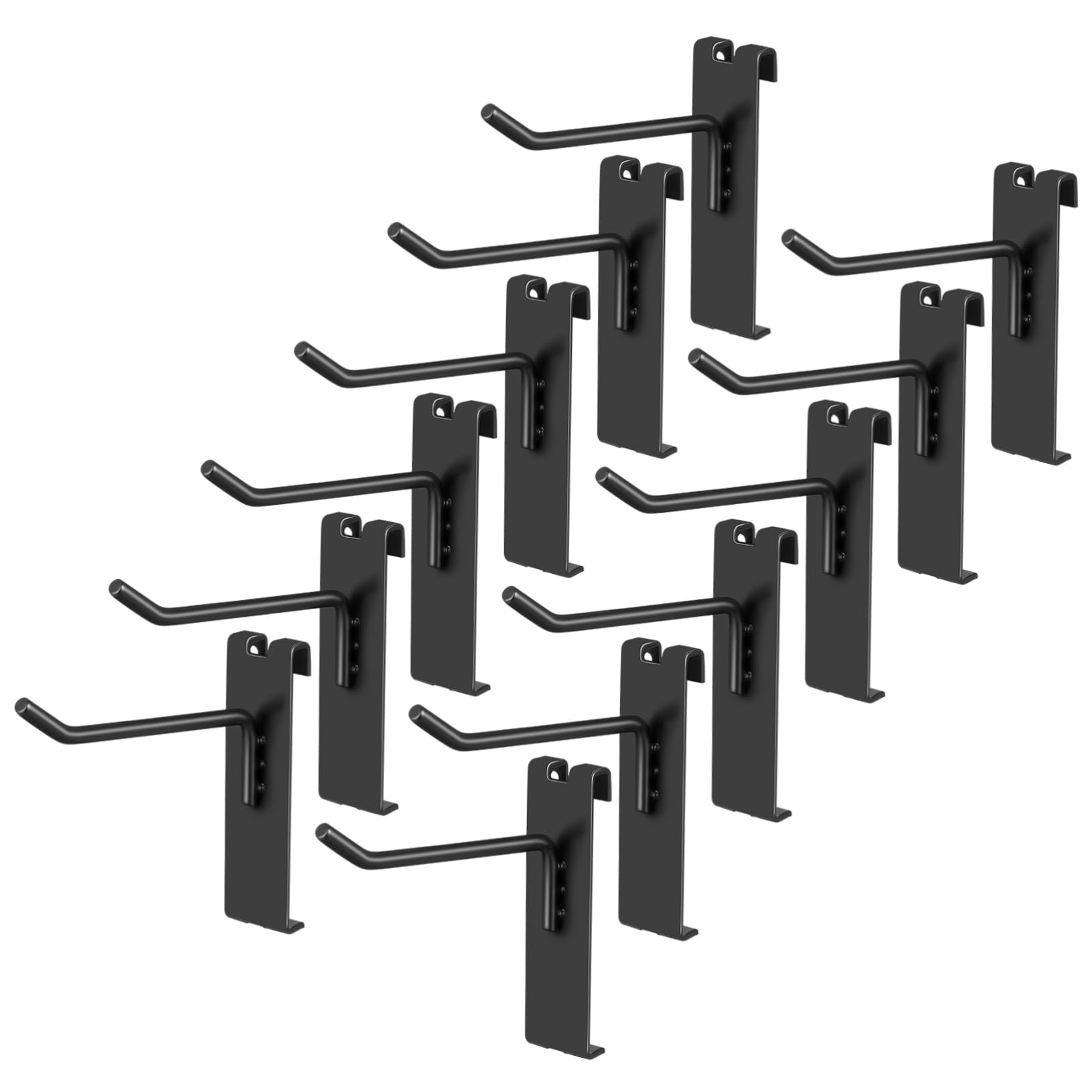 PRETYZOOM The Door Shoe Rack Grid Wall Hooks Metal Hooks for Grid Wall Panel Accessories