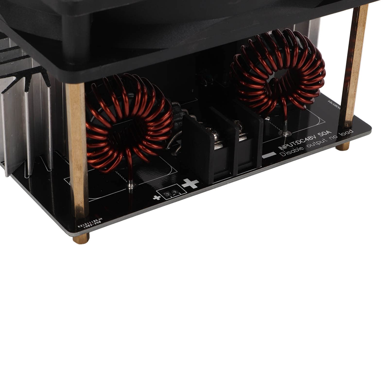 Hochfrequenz-Induktionsheizgerät, ZVS-Induktionsheizmodul, 2500 W, leistungsstarkes industrielles Abschrecken, Glühen, Metallschmelzen für Heimwerker und Profis,