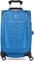 Vista 76 de Travelpro Maxlite 5 - Juego de 2 piezas de equipaje de mano de tela, expandibles con 4 ruedas giratorias, bolso blando para debajo del asiento, Negro