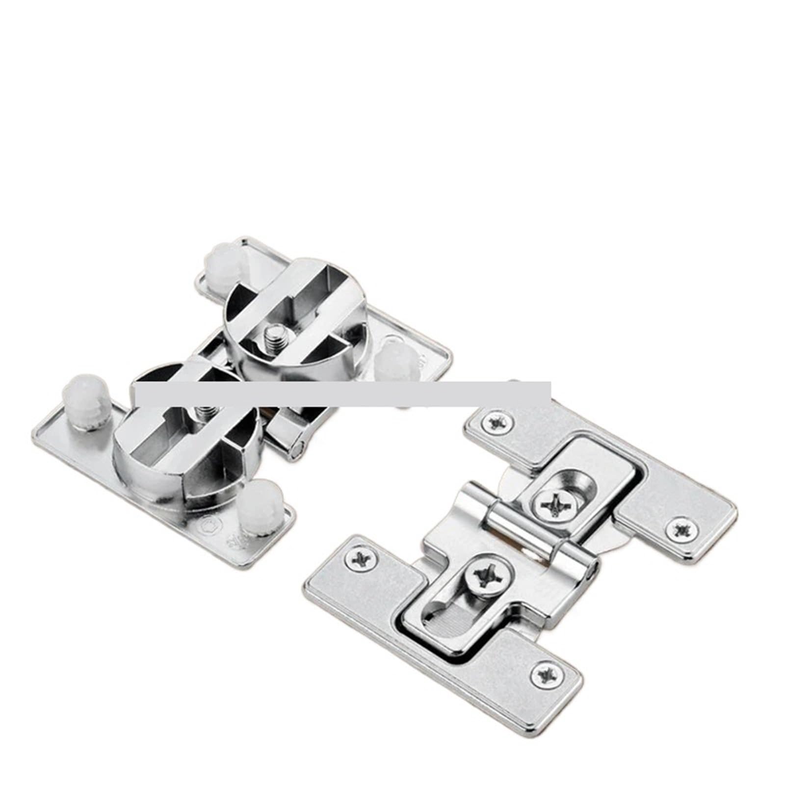 1pcs Zinc Alloy Invisible Cabinet Door Folding Hinges 180 Degrees