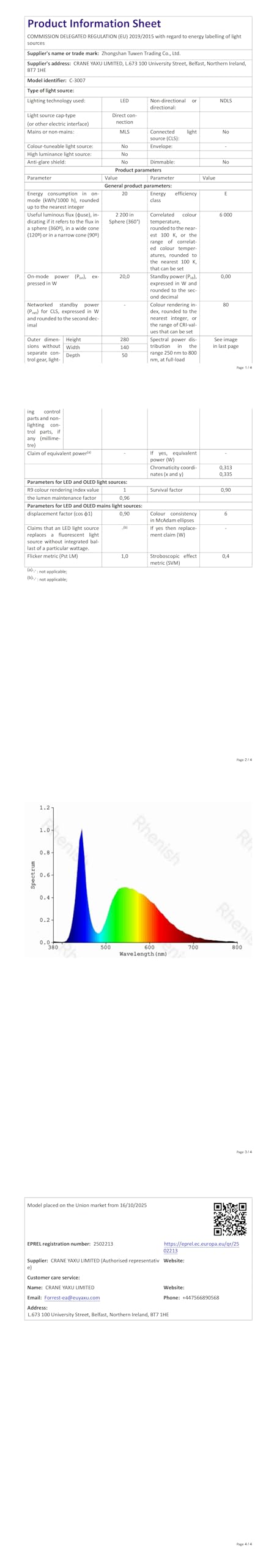 Aplique LED para Espejo de Baño, 60cm 20W 2000lm IP44, Luz Blanco Frío 6000K, Montaje Empotrado, Blanco y Acrílico Moderno