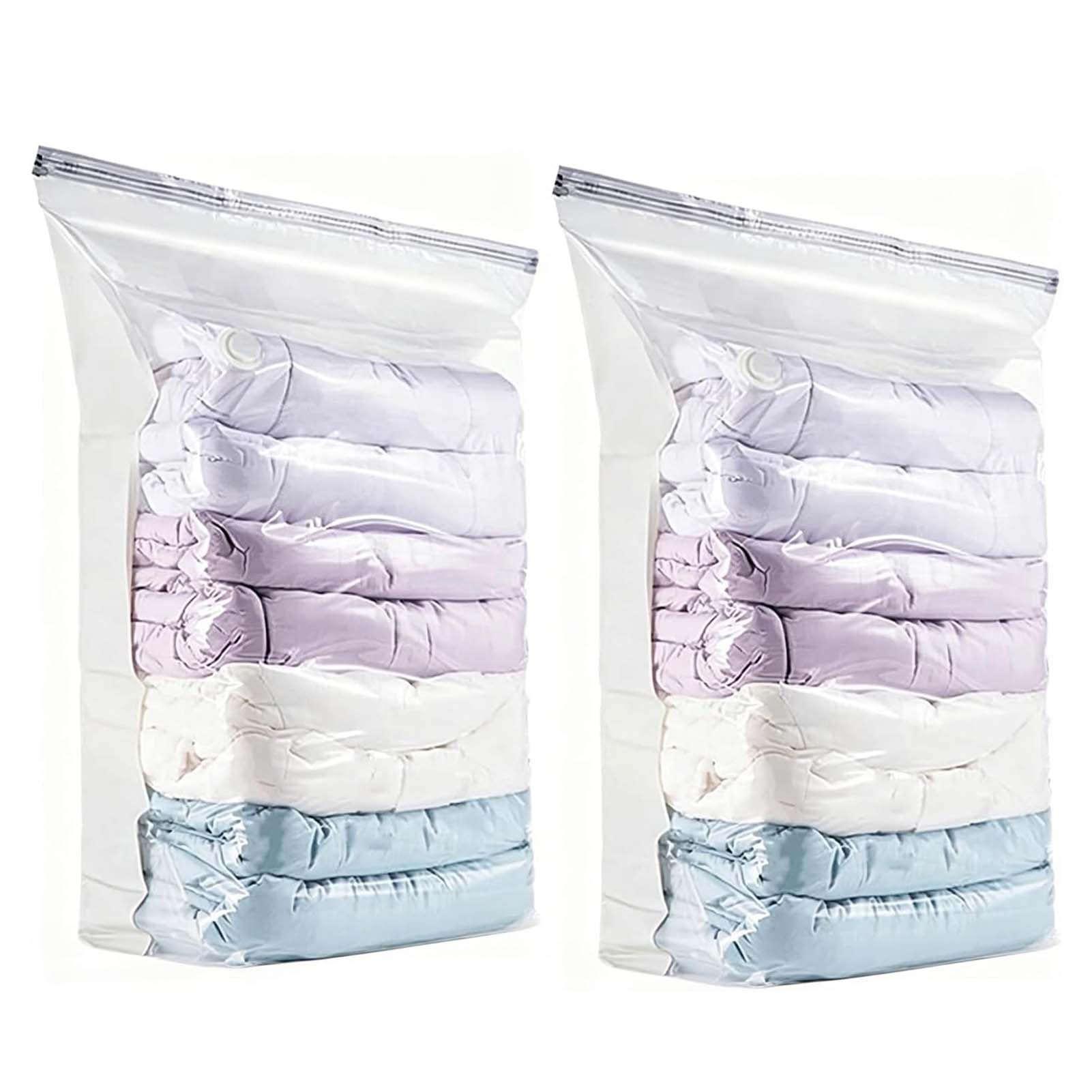 DTSXFTLY Vacuum Storage Bags No Pump Compression Space Saver 3D