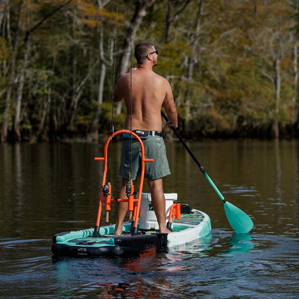 Paddle Gonflable Stand Up Sup - 304/353 Cm - Accessoires Complets : Pagaie, Pompe, Sac - Stable EVA - Loisirs