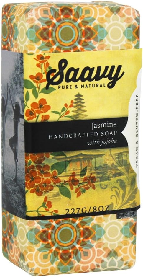SAAVY SPO Soap Bar Jasmine, 8 OZ
