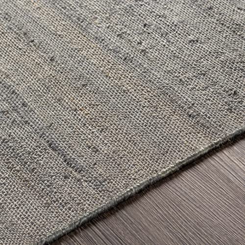 Hauteloom Chermside Natural Fiber Jute Hallway, Kitchen Runner Rug - Sea Grass, Rattan Solid Carpet - Gray - 2'6" X 8' #TOP2