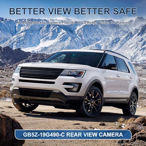 Image of Rear View Backup Camera Fit for Ford Explorer 2016-2018, Reversing Parking Assist Camera OE Replacement GB5Z-19G490-C, GB5Z-19G490-A