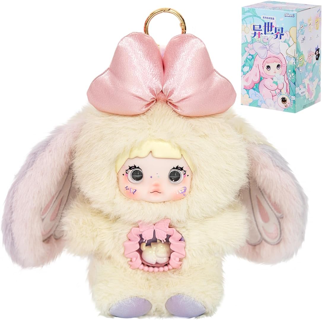 Nommi Plush Blind Box – Fantasy World Collectible Toy, Keychain Doll Figure for Birthday Gift (Single Box)
