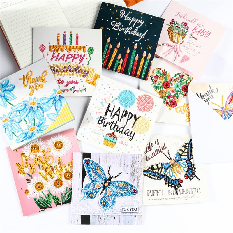 ZOYIEP 5D DIY Easter Diamond Painting Greeting Cards - Image 2