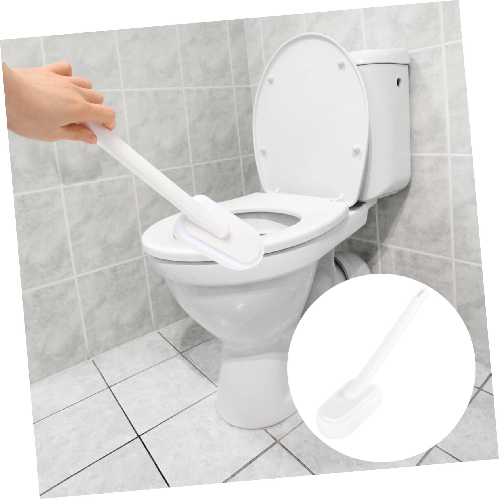 VALICLUD 5 Piezas Escobilla de Limpieza Mango de Esponja para Hogar para Bañeras Azulejos y Esquinas Difíciles Ergonómico y Limpieza Color