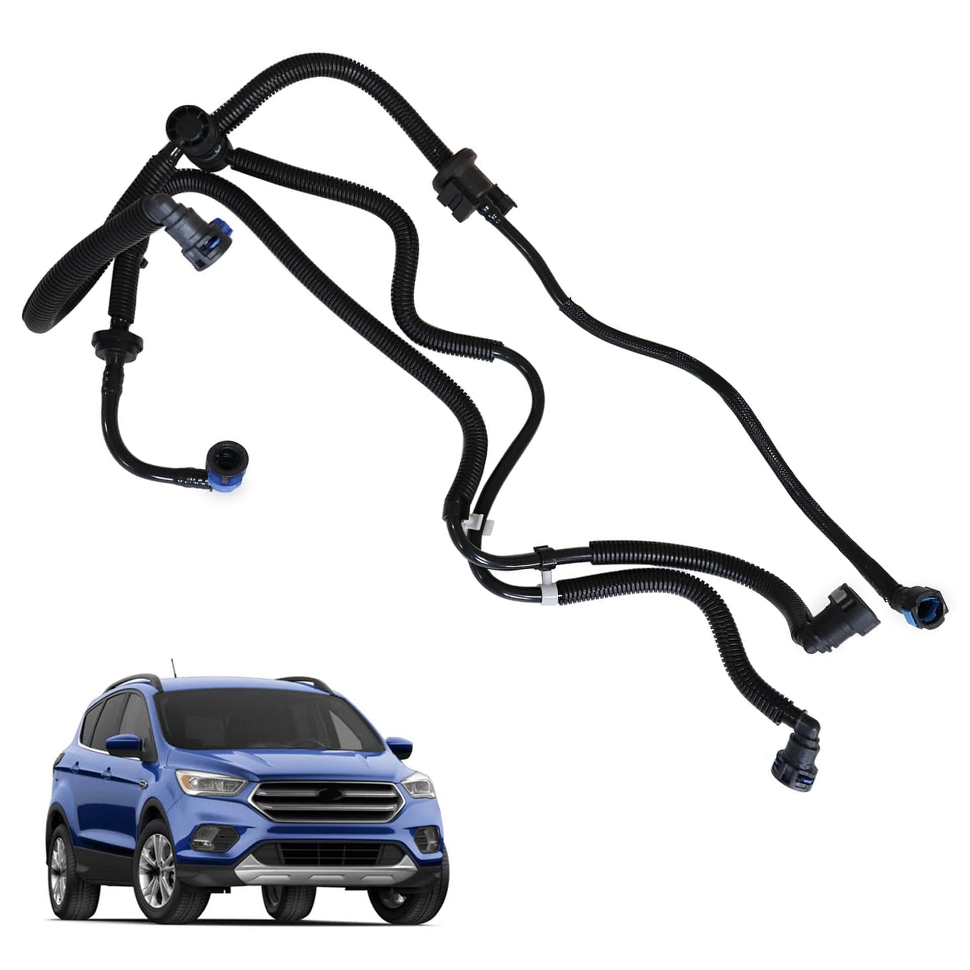 GXARTS Vapor Canister Evap Purge Valve/Solenoid Compatible with Ford Escape SEL SE Titanium Sport Utility 1.5L 2017 2018 2019 GV6Z-9D289-E GV6Z-9D289-A-image-2