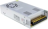 ALITOVE 24V 15A 360W Power Supply LED Driver - Adjustable Voltage, 3 Output Channels, Universal 110V/220V AC Adapter for LED Strips CCTV