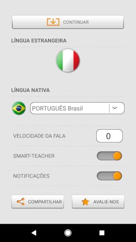 Aprendemos palavras italianas com Smart-Teacher