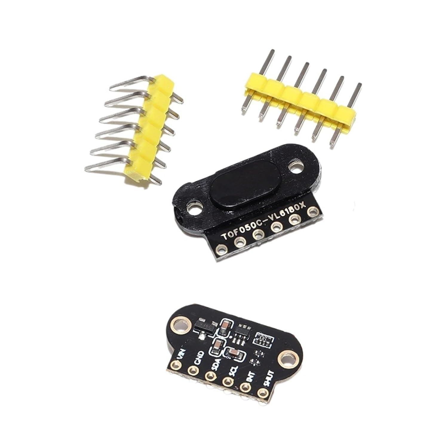 TOF050C TOF200C TOF400C VL6180/VL53L0X/VL53L1X Time of Flight (ToF) Laser Ranging Sensor Module 50CM/2M/4M IIC for Arduino STM32(TOF400C-VL53L1X)