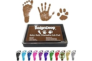 Personalized Imprint Keepsakes with Baby Paint for Hands and Feet