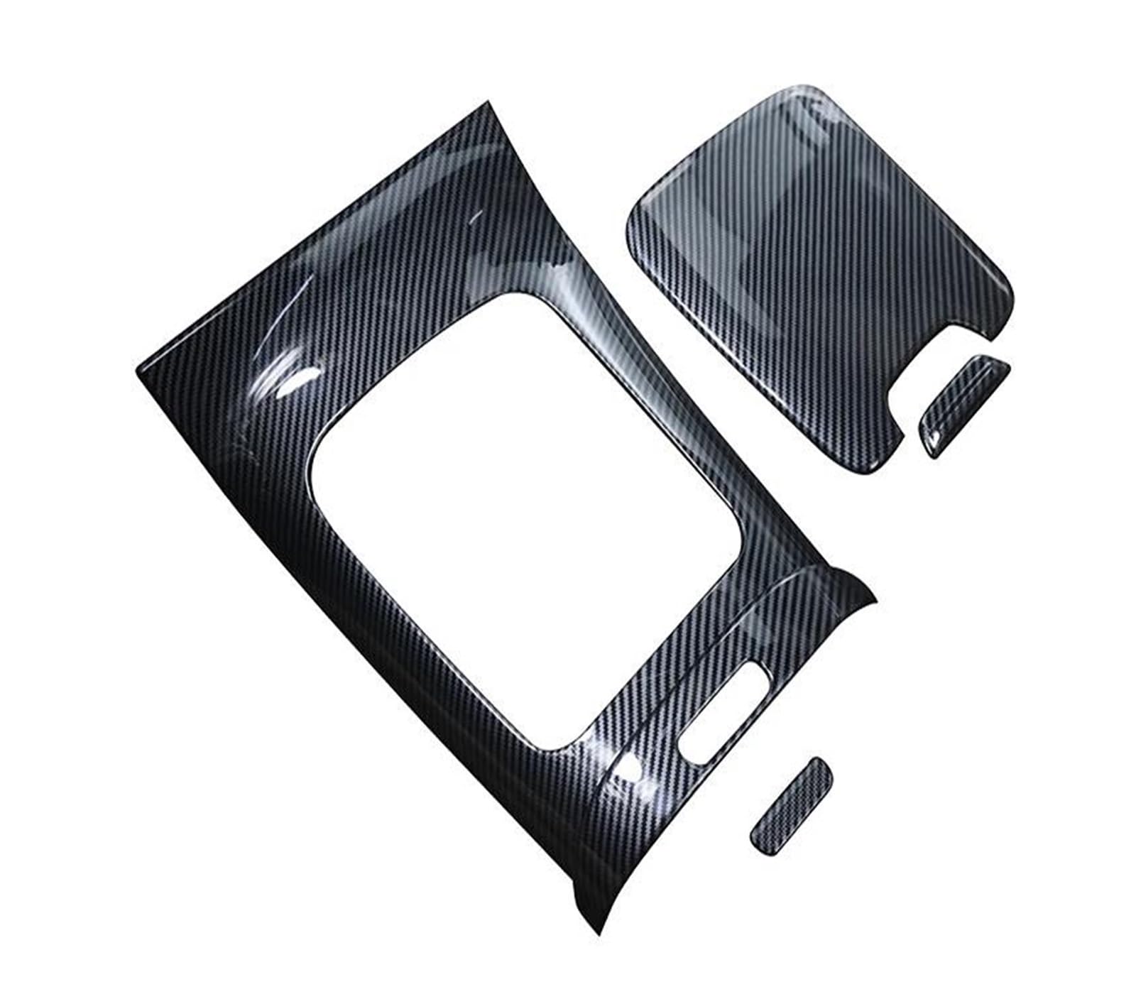 Center Console Trim for Benz for C Class for W206 for GLC for X254 2022 2023 2024 Car Center Console Tidying Armrest Box Panel Cover Centre Console(B Model Silver)