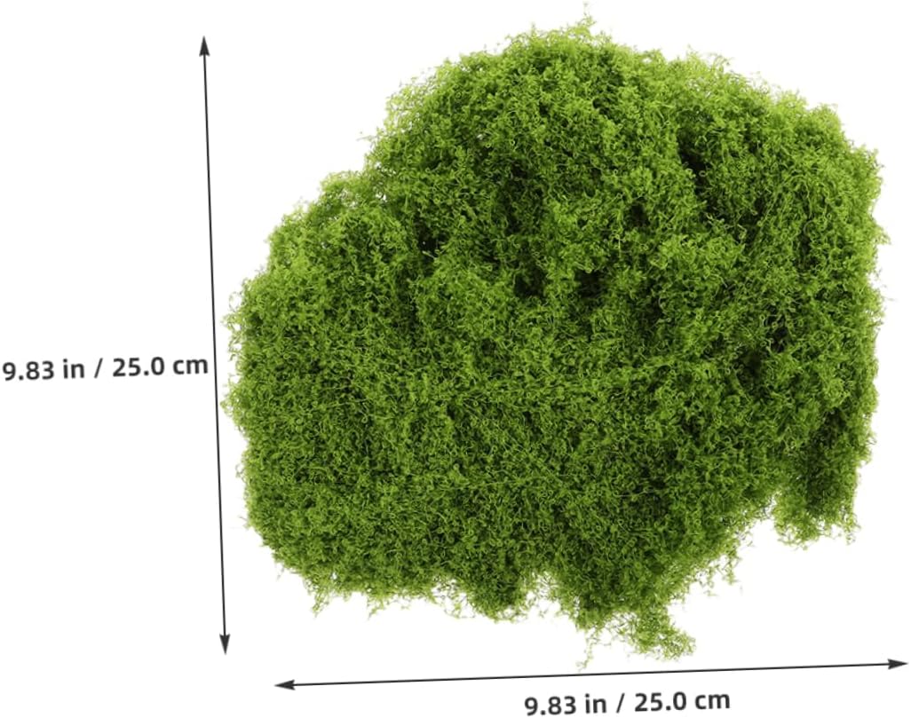 DECORNIJIA Decorative Faux Moss for Crafts and Floral Arrangements Lifelike Artificial Greenery for Planters DIY Projects and Home Decor Light Green