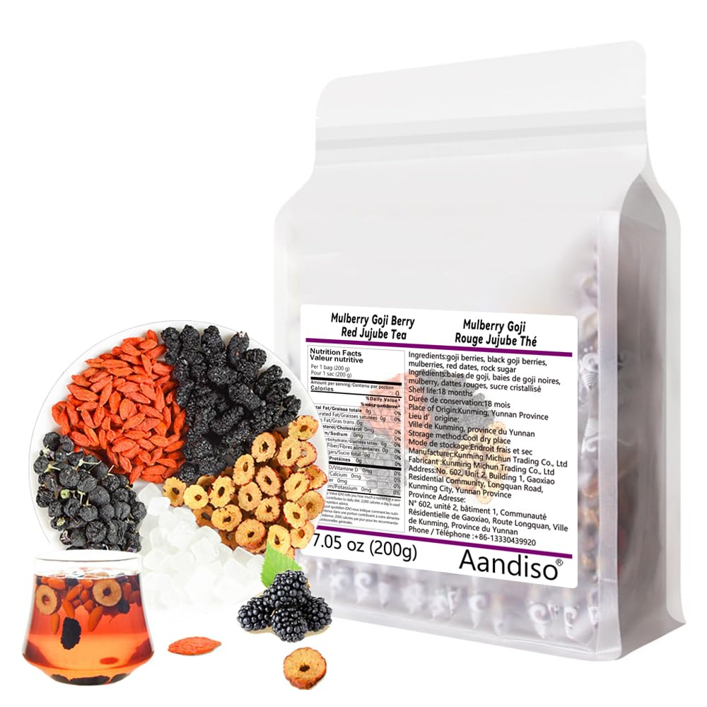 Mulberry goji berry red jujube tea 200g Combination Flower Fruit