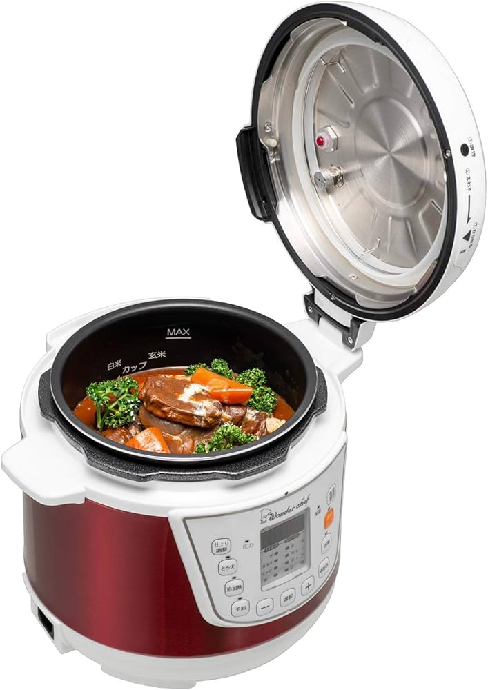 Amazon | ワンダーシェフ マイコン電気圧力鍋 3L スターターセット