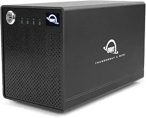 The 3 Best RAID 10 Arrays for Mac Video Editing in 2026 — Speed, Reliability, and Performance 9 OWC ThunderBay 4 mini 2TB SSD Thunderbolt 2 RAID Storage Solution