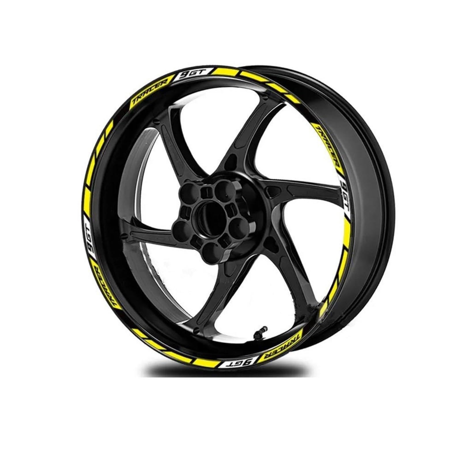 Wheel Stickers Motorcycle Reflective Wheel Decal for TRACER900GT TRACER900 Tracer 9 GT Hub Stickers Rim Protector Kit Rim Reflective Decal